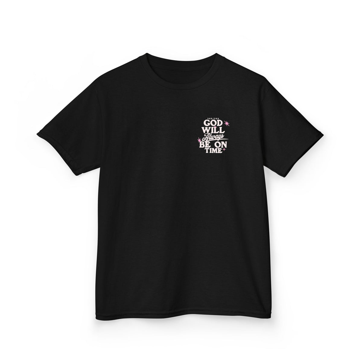 God Will Always Be on Time Youth Tee