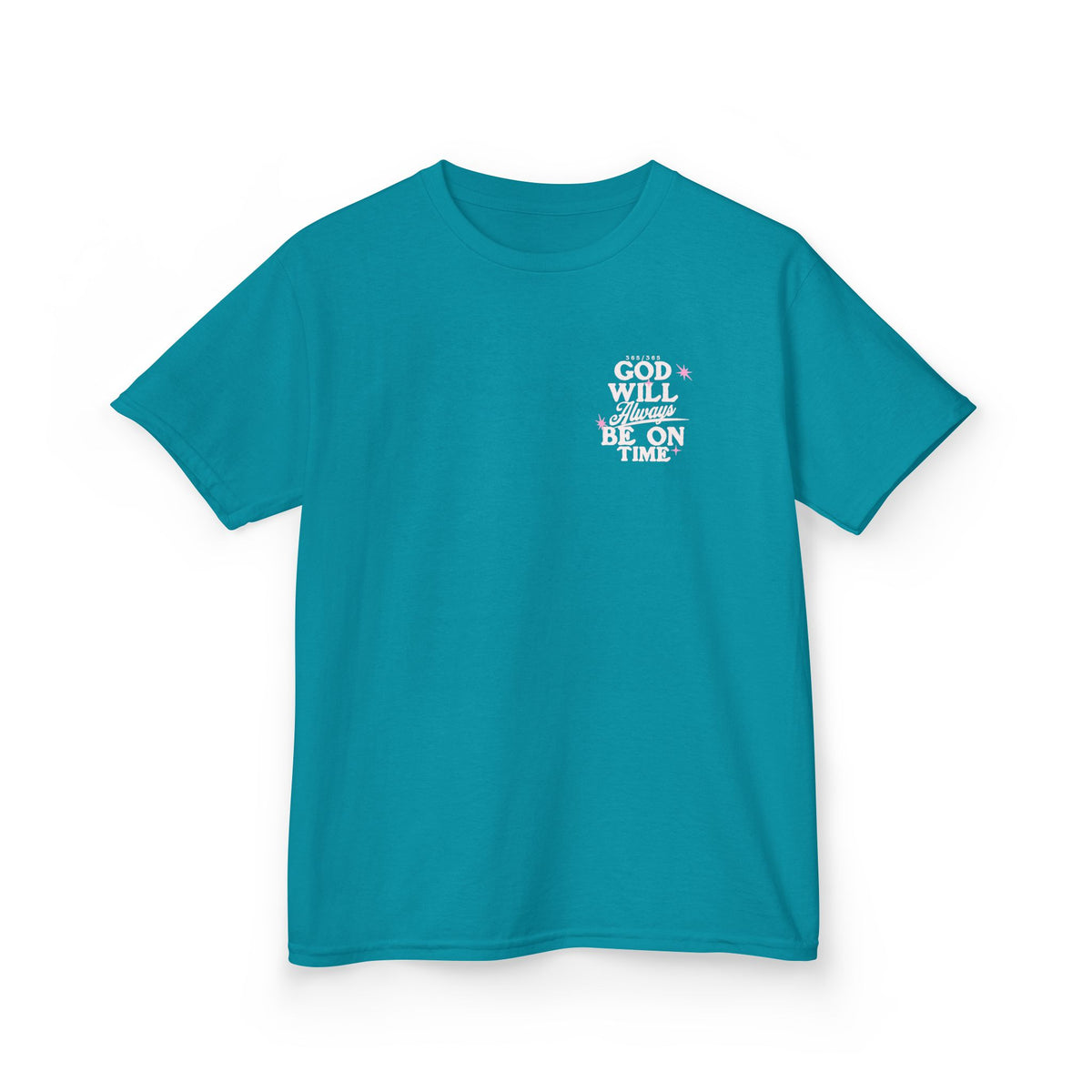 God Will Always Be on Time Youth Tee