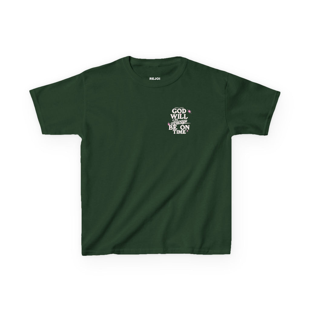 God Will Always Be on Time Youth Tee