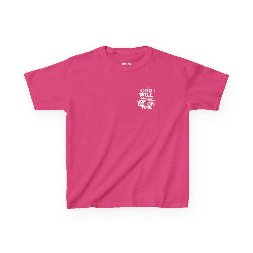 God Will Always Be on Time Youth Tee